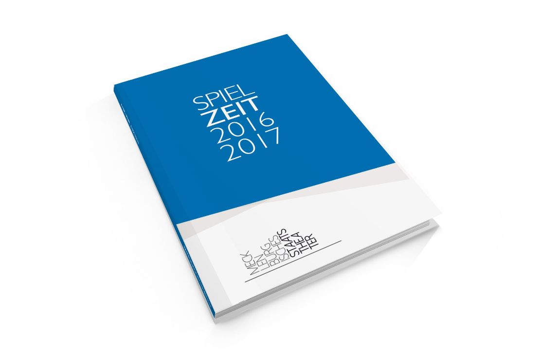 Werbeagentur Landsiedel Müller Flagmeyer, Nordhausen: Mecklenburgisches Staatstheater Schwerin Spielzeitheft Cover