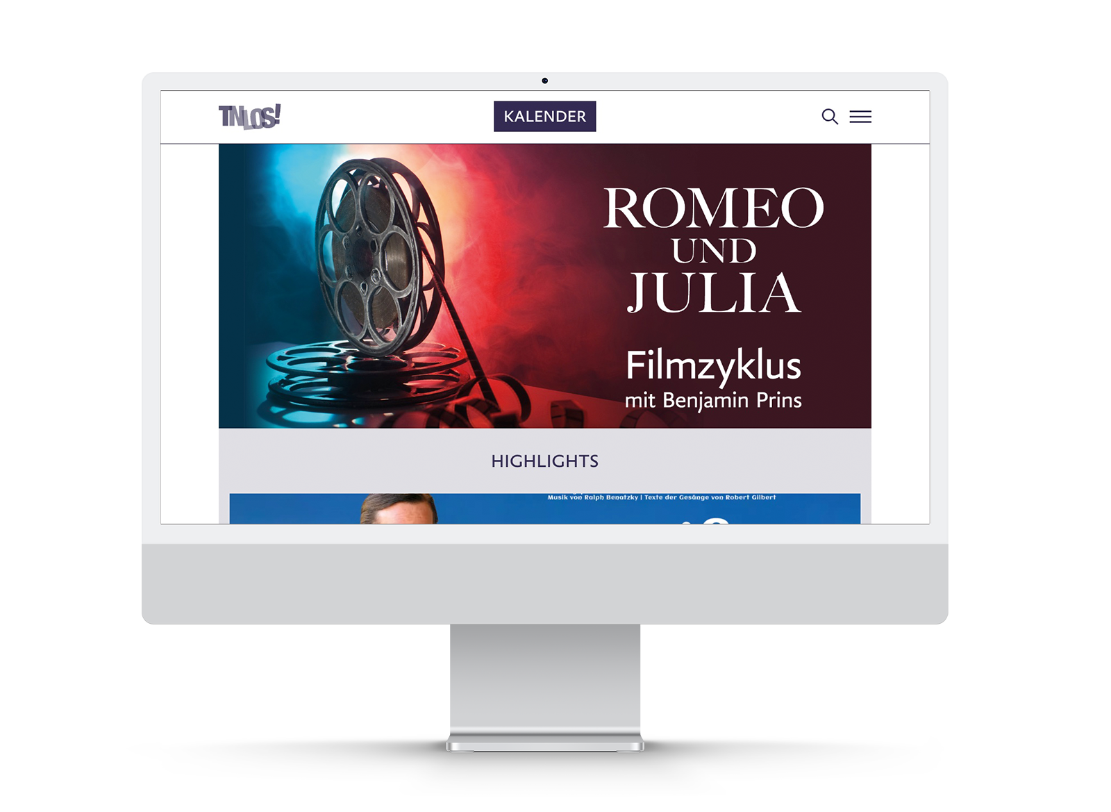 Werbeagentur Landsiedel Müller Flagmeyer, Nordhausen: Website Theater Nordhausen Loh Orchester Sondershausen